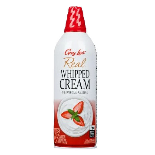 Real whipped cream
