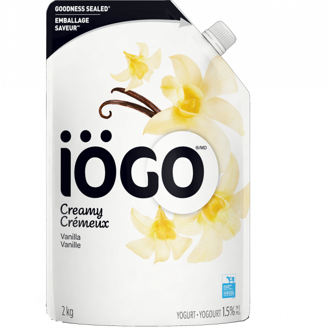 Creamy vanilla yogurt 1.5%