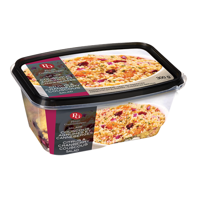 Citrus ans cranberry couscous