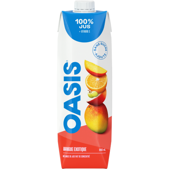 Jus de mangue exotique