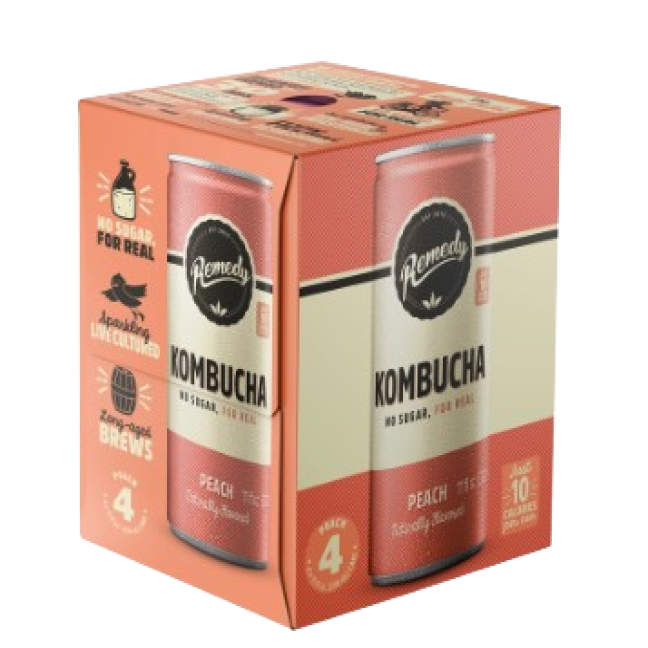 Kombucha bio pêche [can+dep]