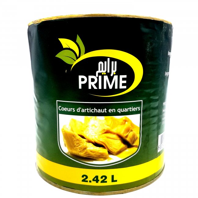 Quartered artichoke hearts