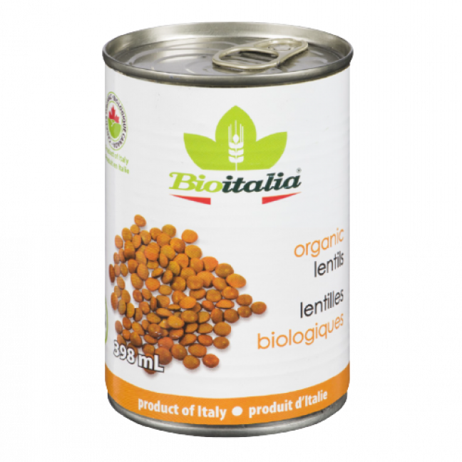 Organic lentils