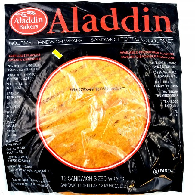 12in tomato grilled tortilla