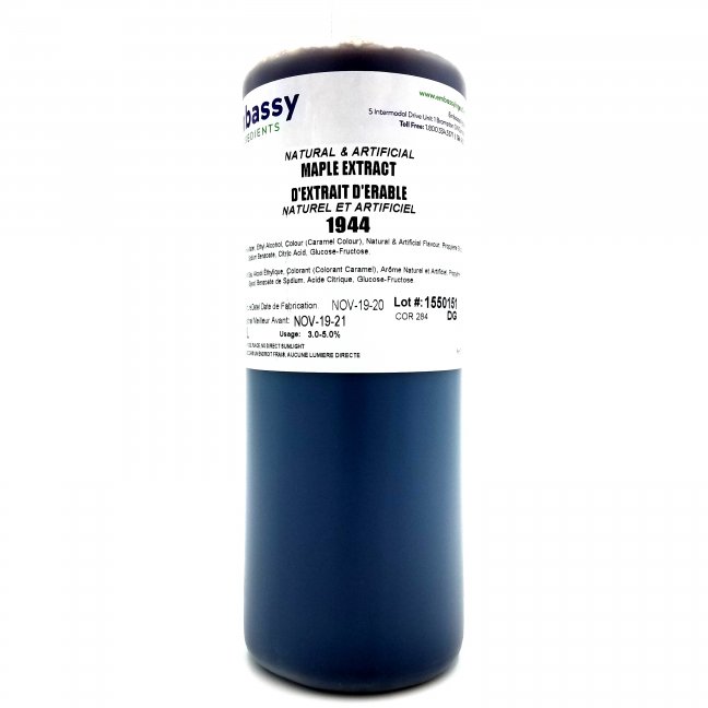 Natural and artificial maple extract