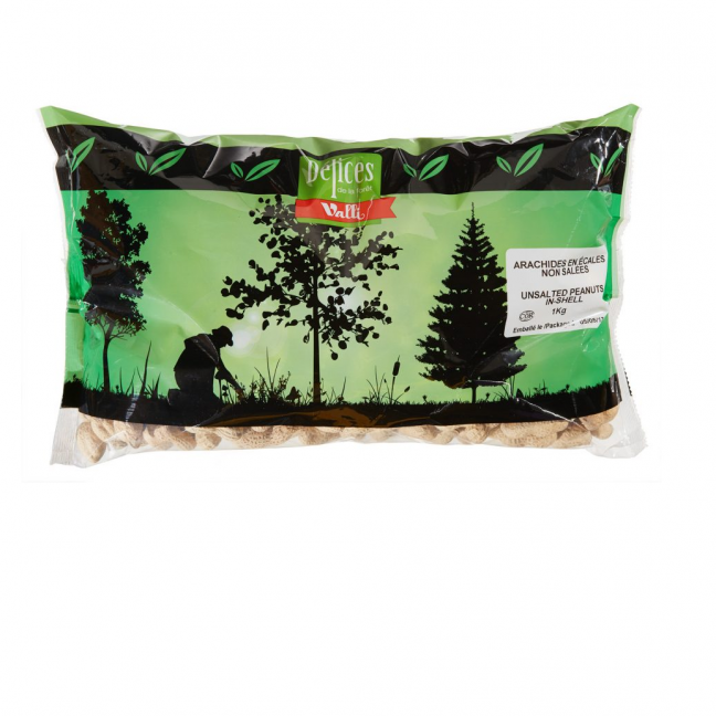 Unsalted peanuts in shell