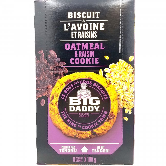 Oat and raisin cookies