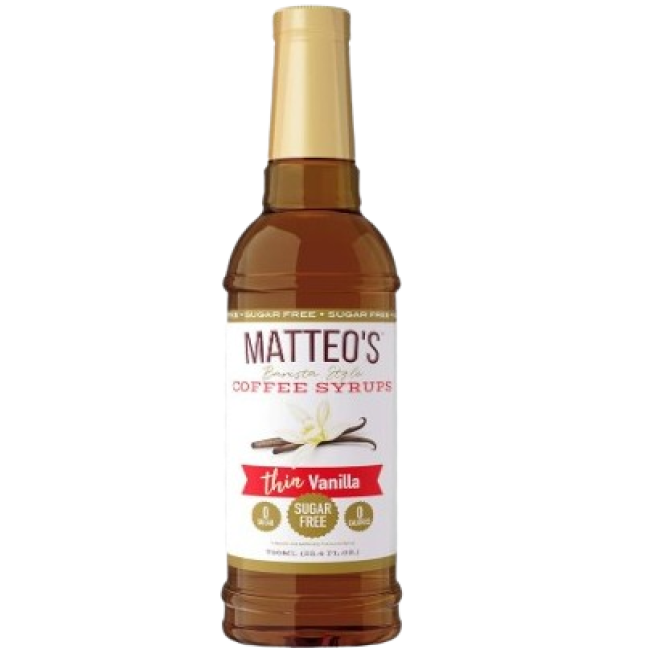 Vanilla coffee syrup