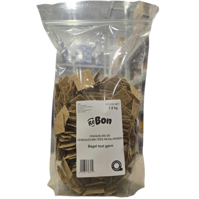 Craquelin bagel tout garni