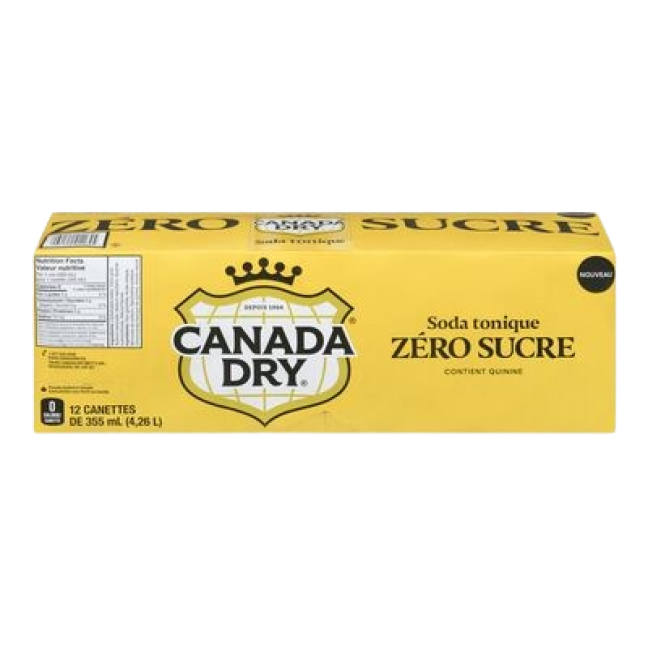 Tonic water zero [can+dep]