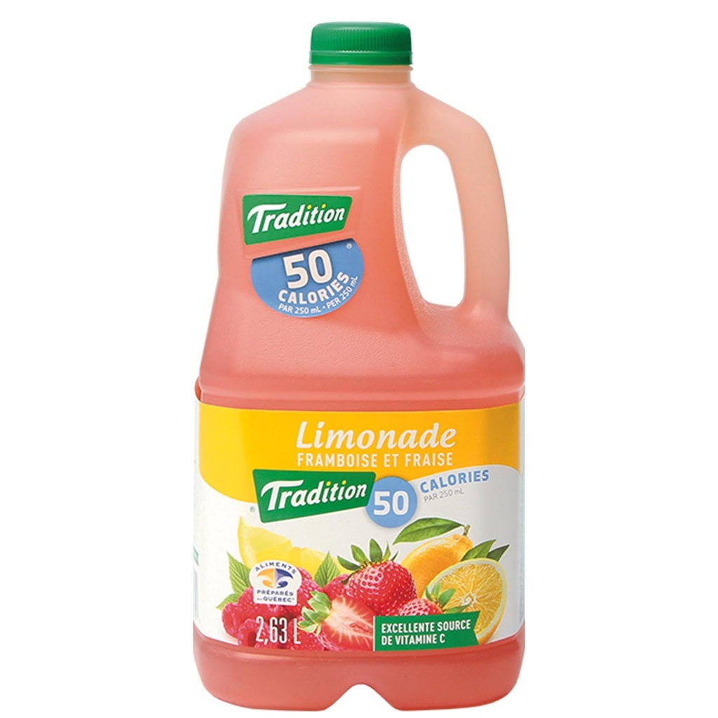 Limonade framboise fraise fraîche 2,25 L