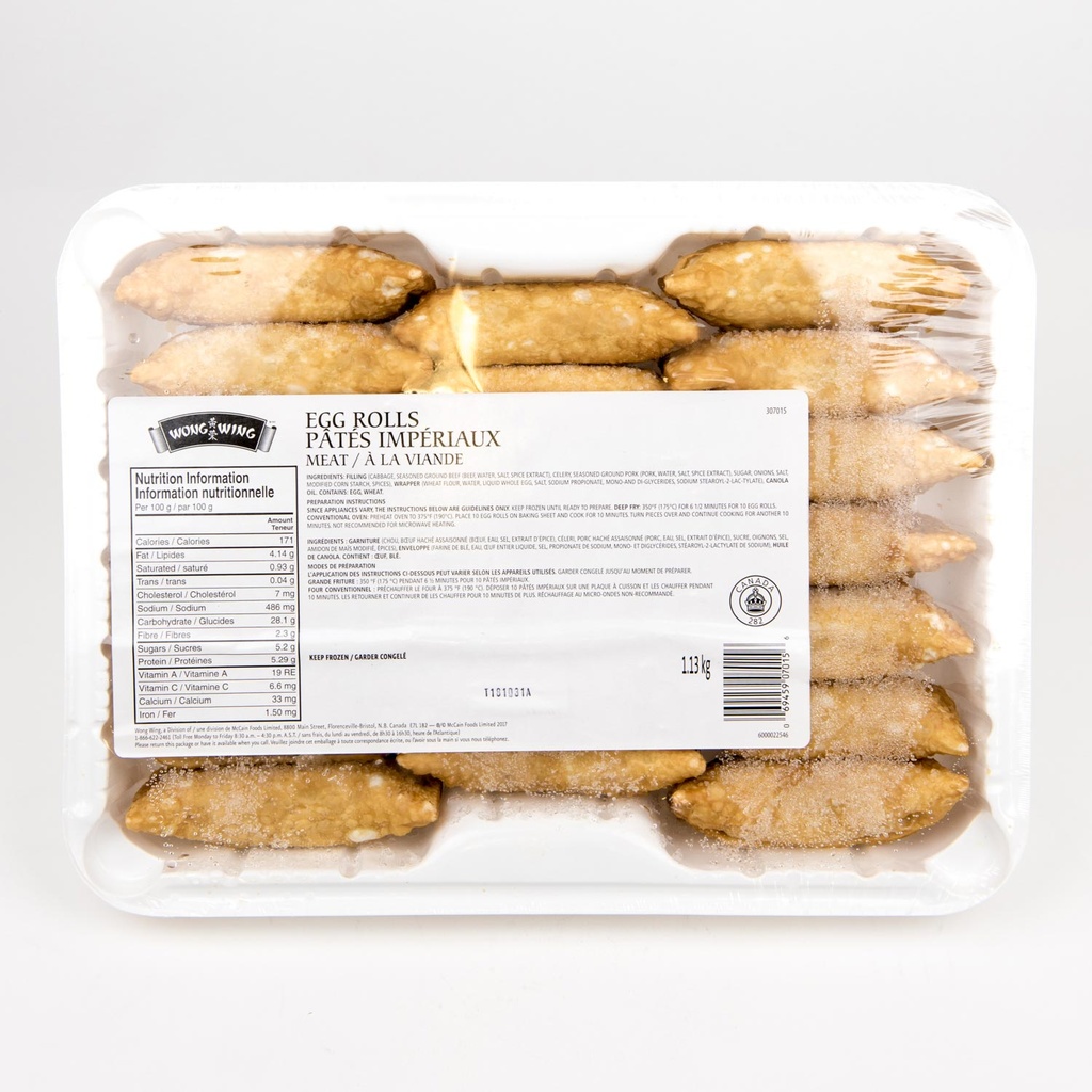 Pâtés impériaux à la viande x20