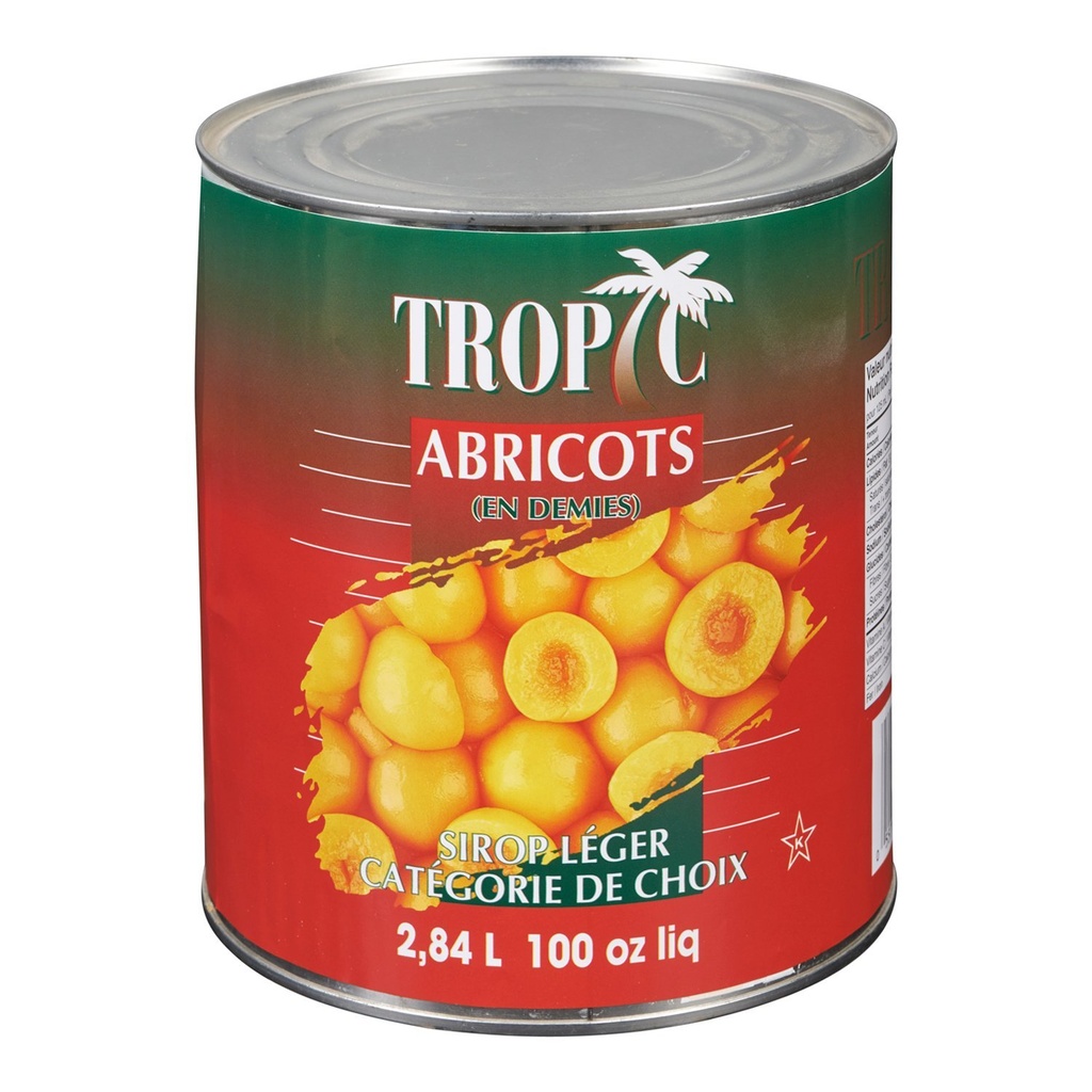 Apricot Halves in Syrup 2,84 L