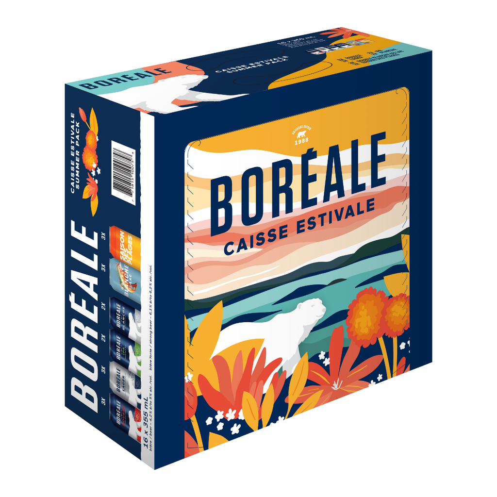 Bière caisse découverte 16 x 355 ml