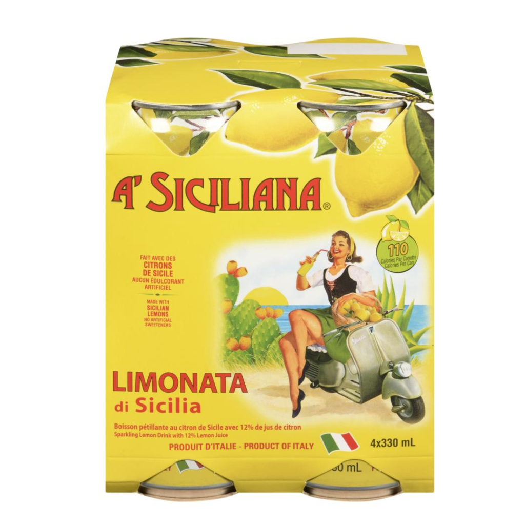 Lemon Sparkling Drink 4 x 330 ml