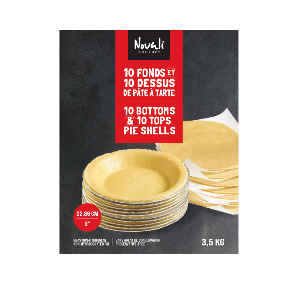 Fond et dessus de tarte 9"