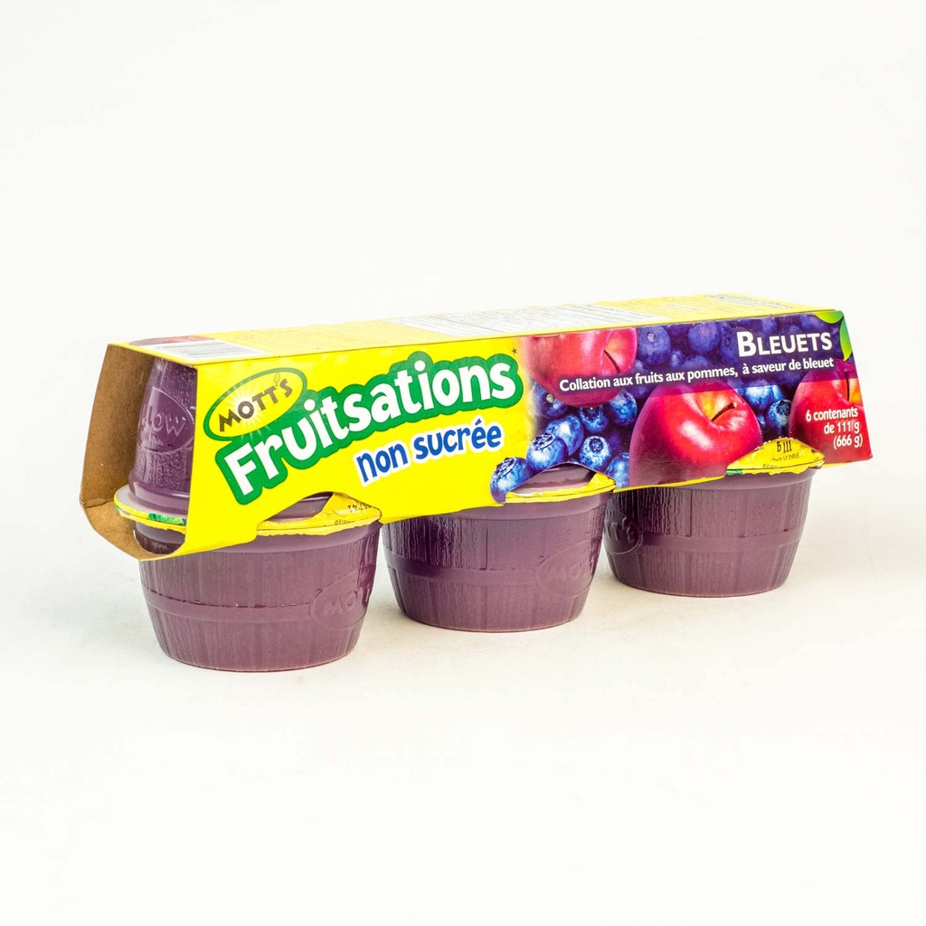 Purée de bleuets sans sucre x6