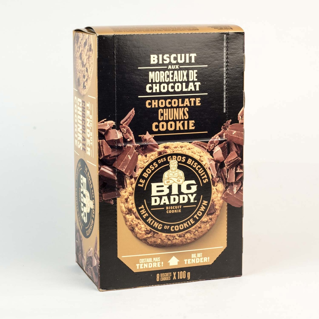 Biscuit aux morceaux de chocolat 8 x 100 g