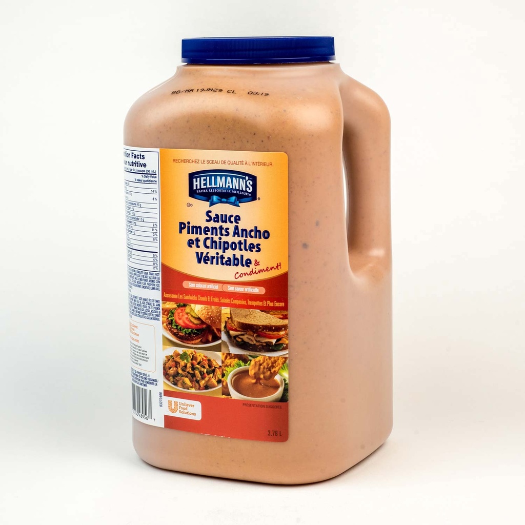 Sauce sandwich chipotle épicé 3,78 L