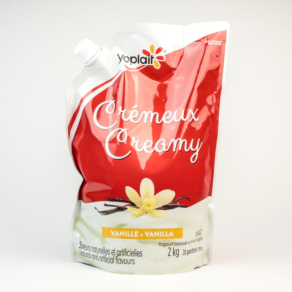 Yogourt crémeux à la vanille 1,5% 2 kg