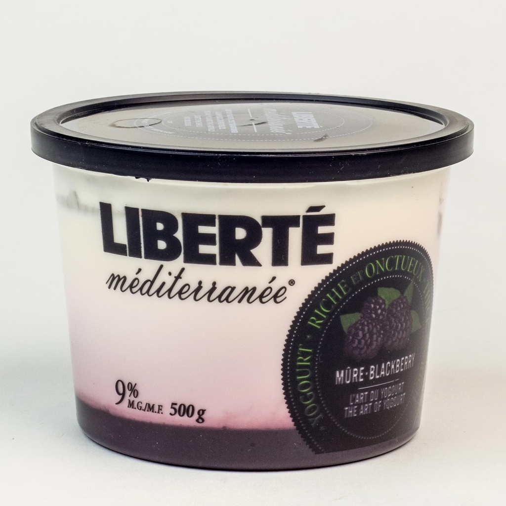 Yogourt méditerranéen à la mûre 500 g