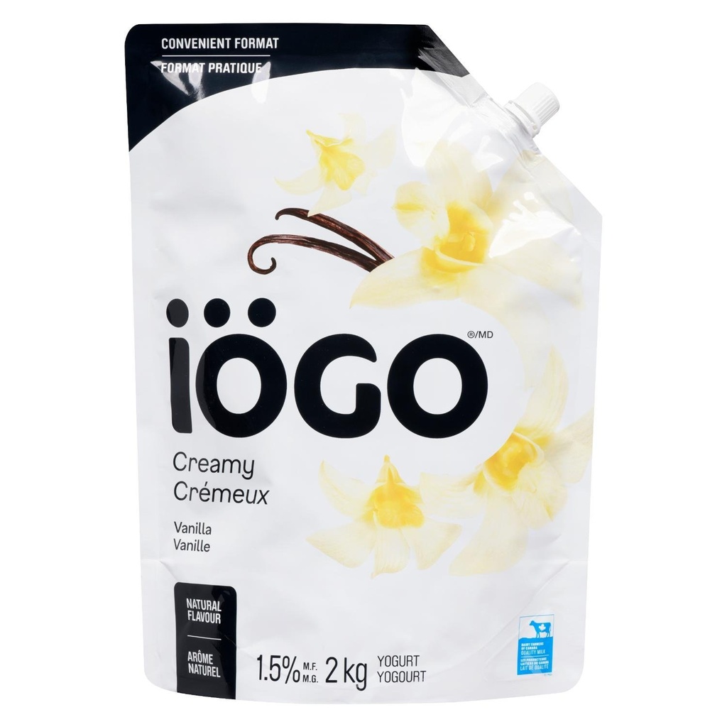 1.5% Vanilla Yogurt 2 kg