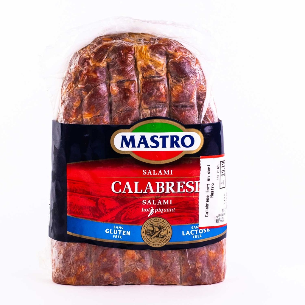 Demi salami calabrese fort 1,5 kg