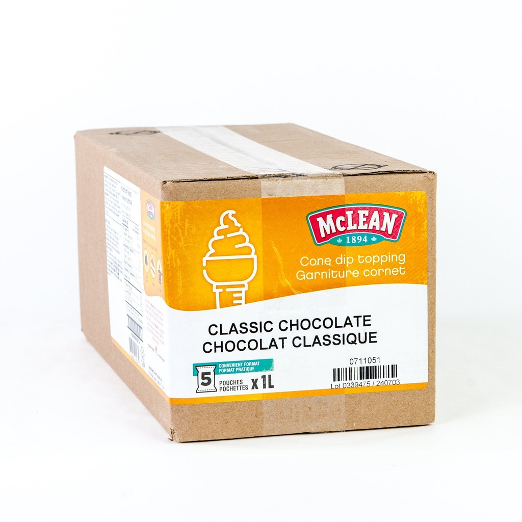 Garniture cornet chocolat classique 5 x 1 L