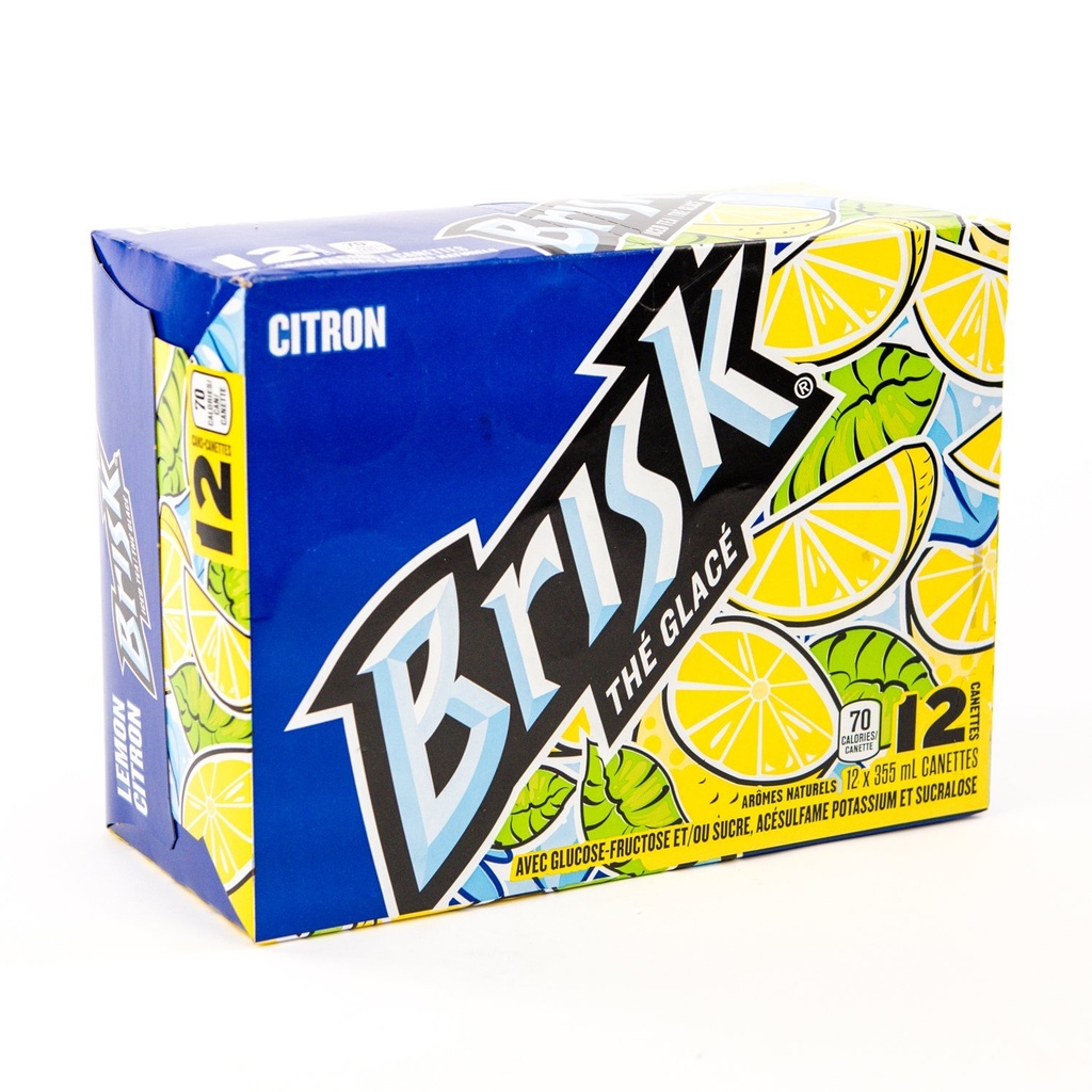 Thé glacé citron 355ml x12