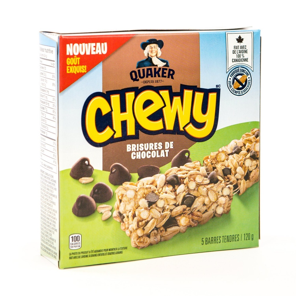 Chewy Chocolate Chip Bar 5 x 120 g