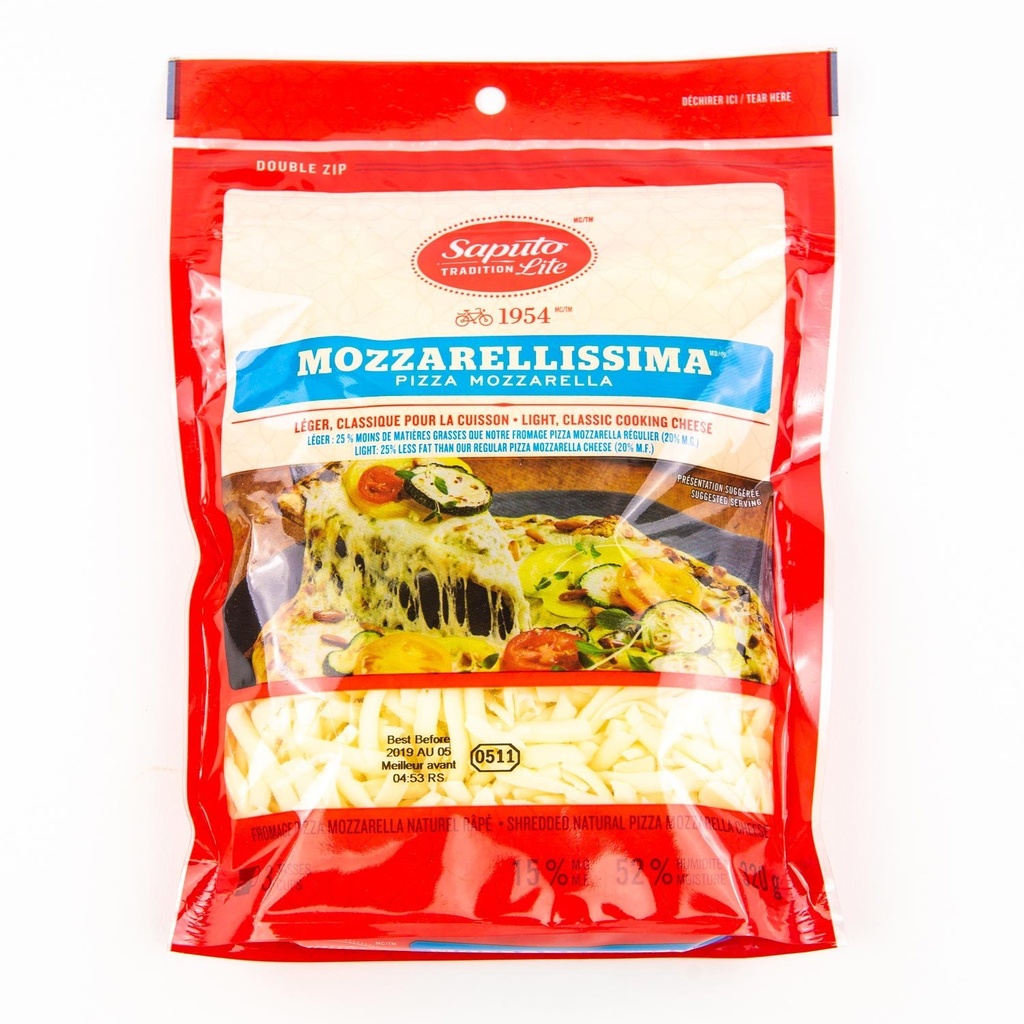 Grated Mozzarella 15% 320 g