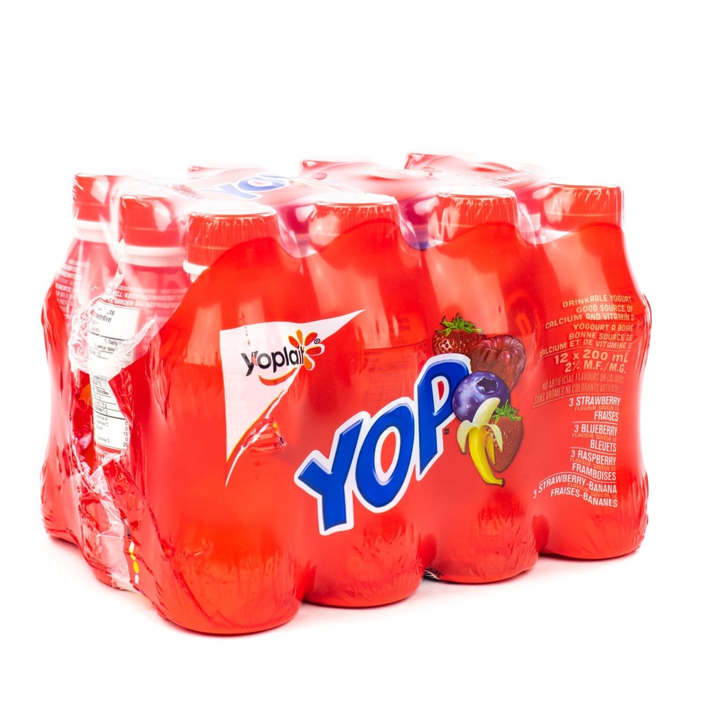 Yogourts à boire Yop assortis x12