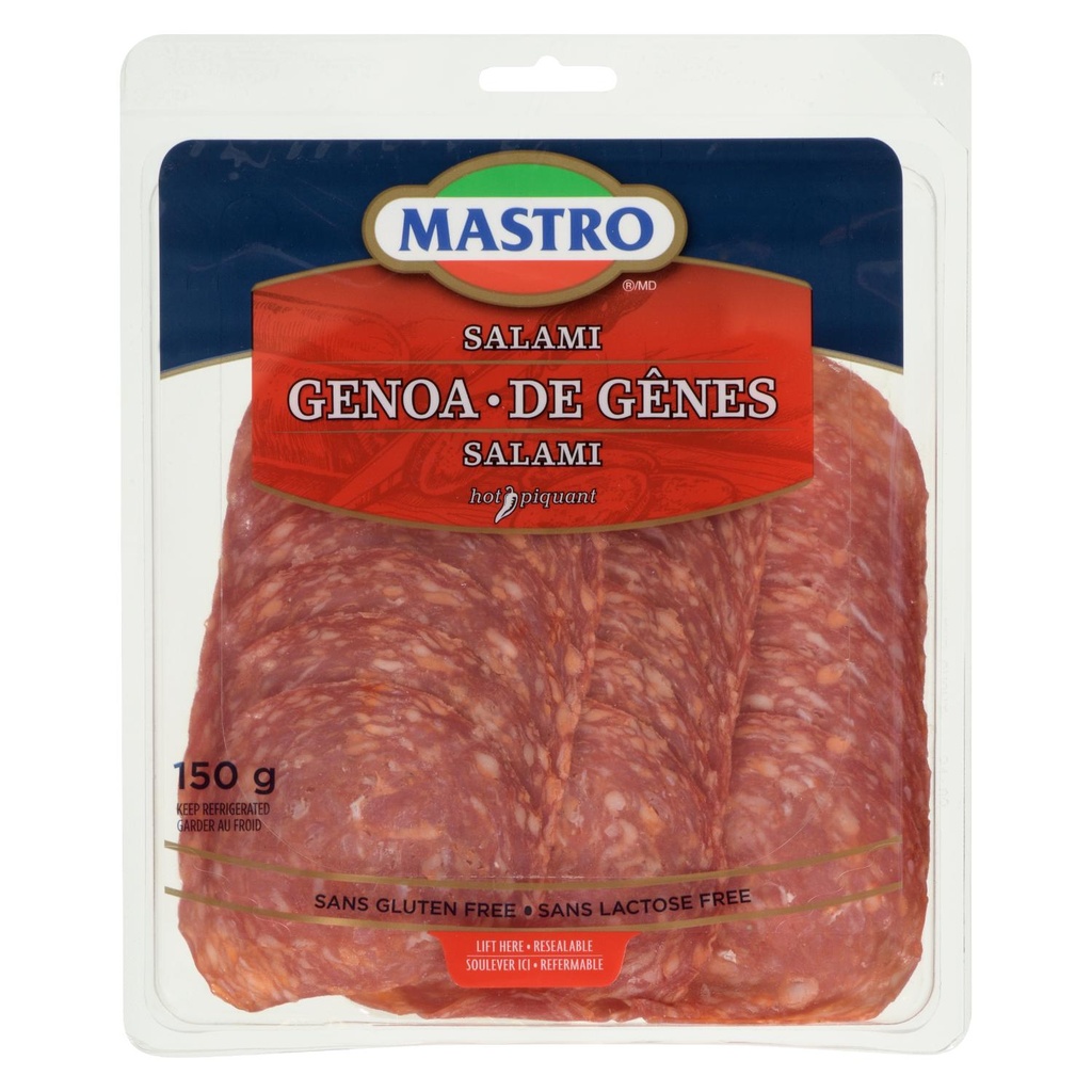 Salami génois fort tranché 150 g