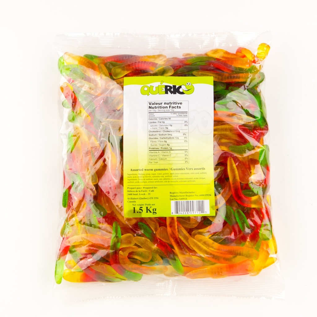 Fluo Worm Candy 1.5 kg