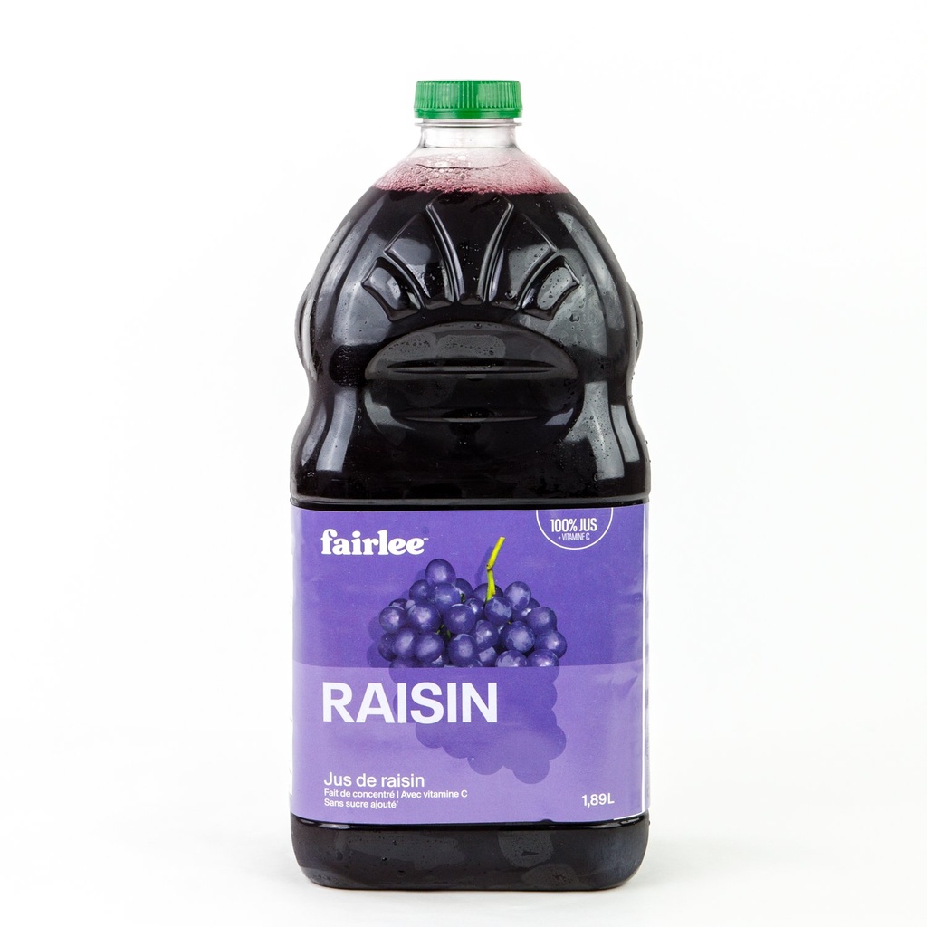 Jus raisin 1,89 L