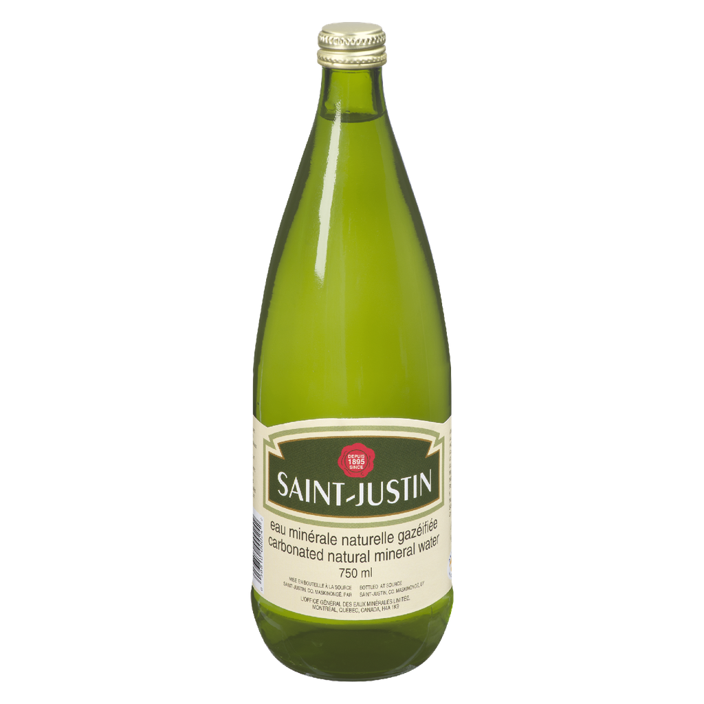 Eau minérale naturelle gazéifiée 12 x 750 ml