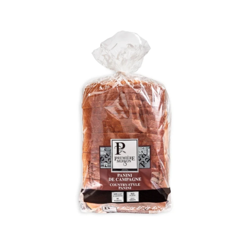 [AUB-14857] Sliced country style panini bread