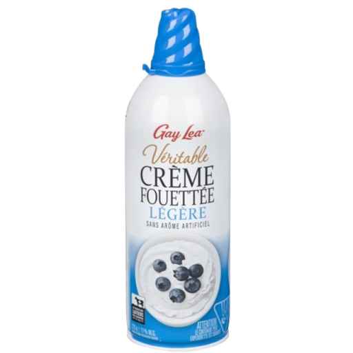 [AUB-16187] Vrai crème fouettée légère [pression]