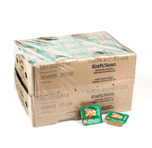 [MAY-00909] Beurre d'arachide en portion x200