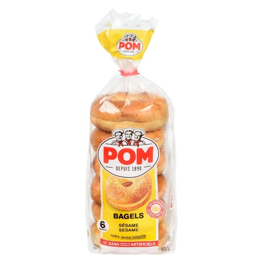 [MAY-01861] Sesame Bagels x6