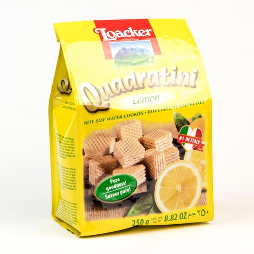 [MAY-03109] Gaufrette citron Quadratini 250 g