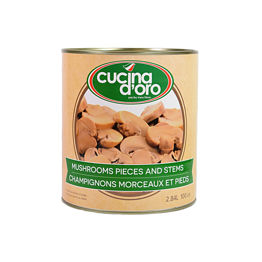 [MAY-03221] Mushrooms Pieces and Stems 2.84 L