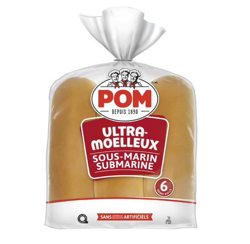 [MAY-03684] Pain sous-marin ultra-moelleux 6 un