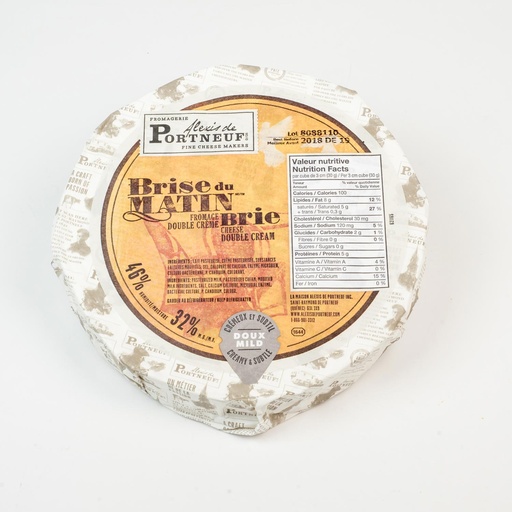 [MAY-04534] Brise du Matin Double Cream Brie Wheel 1.2 kg