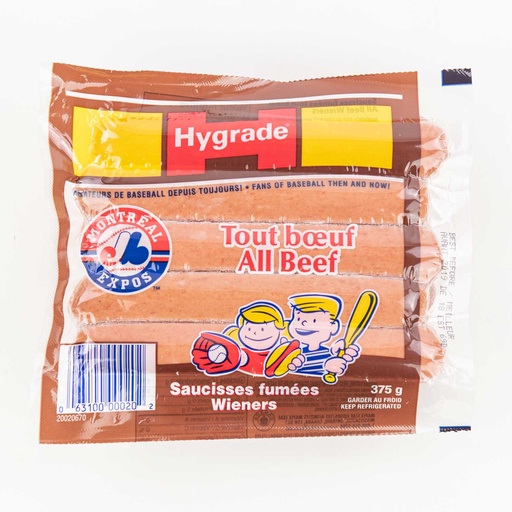 [MAY-05622] Saucisse fumée de boeuf 375 g
