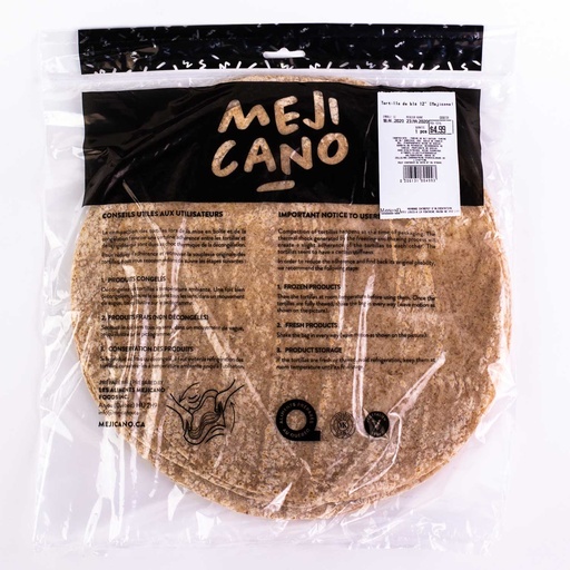 [MAY-06131] Wheat Tortilla 12'' x10