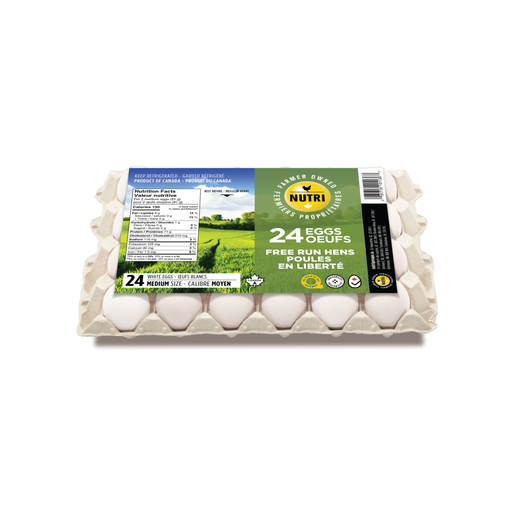 [MAY-12427] Free Run Hens Eggs 24 un