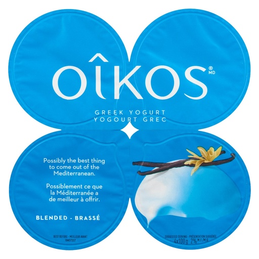 [MAY-14957] Vanilla Greek Yogurt x4