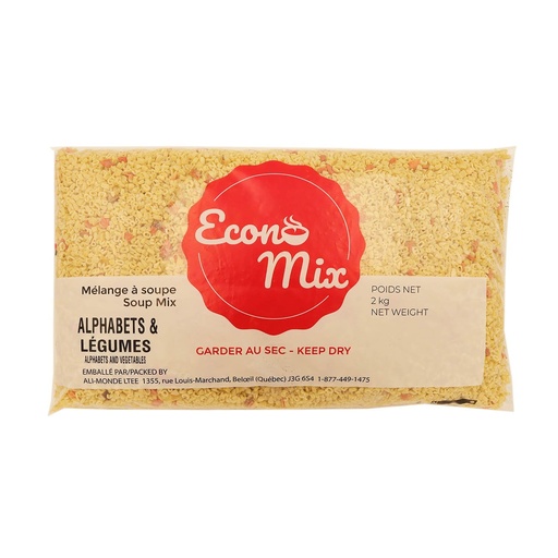 [MAY-21248] Mélange soupe alphabet et légumes 2 kg