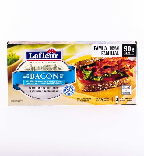 [MAY-29468] Pre-cooked Bacon Reduced Sodium Content 90 g